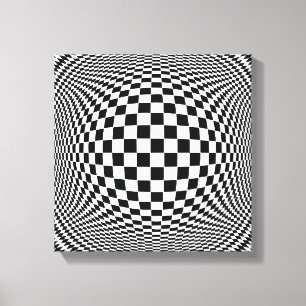 Op Art Leinwanddruck