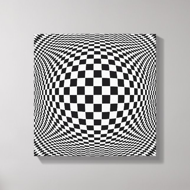 Op Art Leinwanddruck (Vorderseite)