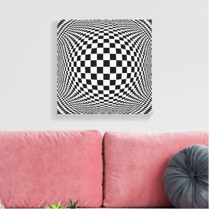 Op Art Leinwanddruck