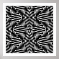 Op Art nur symmetrische Formen 04 Nahtlos