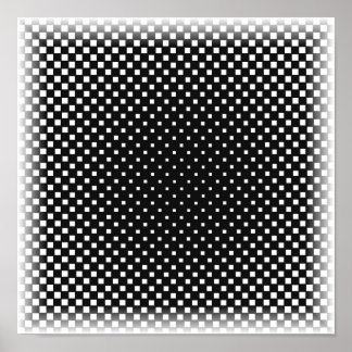 Op Art - Optische Täuschung Druck Poster
