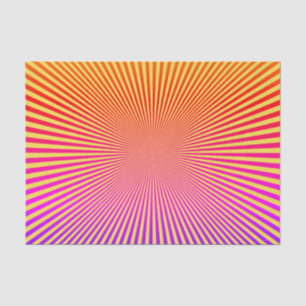 OP ART ORANGE, GELB, LILA Gewebepapier Seidenpapier