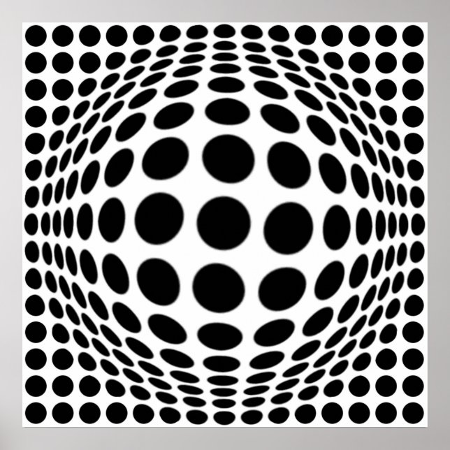 Op Art Poster (Vorne)