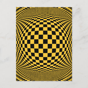 Op Art Postkarte
