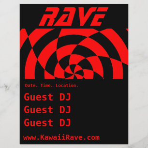 Op Art Rave Custom Flyer