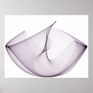 Op Art Sine Curves Poster