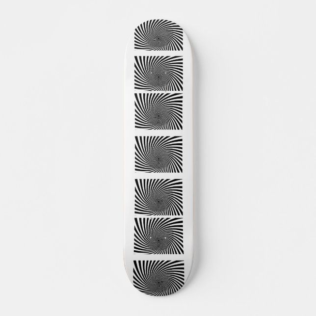 Op-Art-Skateboard Skateboard (Vorne)