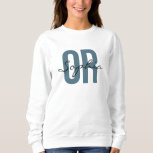 OP-Pflegekraft Personalisierter Name Fettgedruckte Sweatshirt