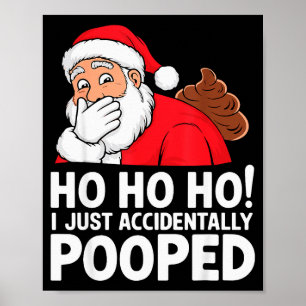 Op Santa Claus Weihnachts-Familie-Pyjamas Xmas Fer Poster
