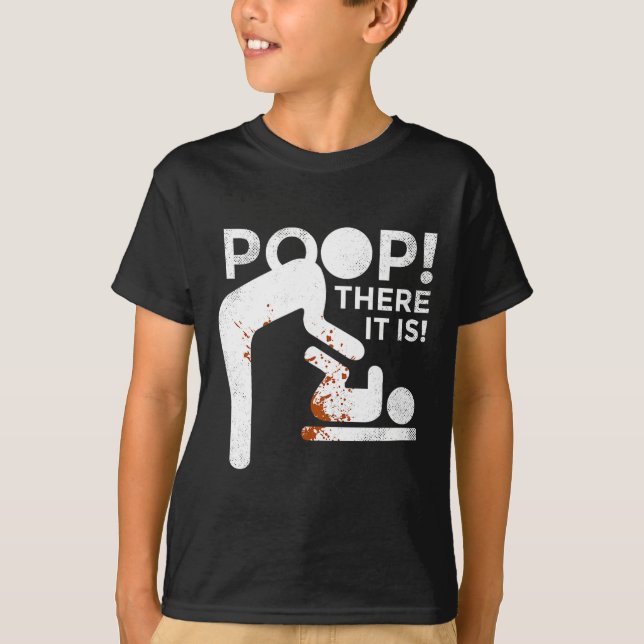 Op There It Is Mom Dad Baby Diaper Changing Funny  T-Shirt (Vorderseite)