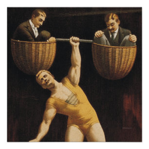 OP WeighHebung der alten Schule Poster