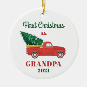 Opa 1 Weihnachtsfamilie Maßgeschneidert Keramik Ornament