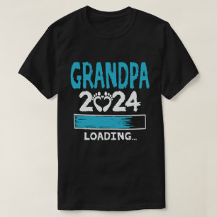 Opa 2024 Neue Großvater Großvater wird beladen T-Shirt