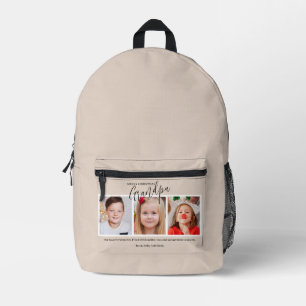 Opa 3 Fotocollage Opa Frohe Weihnachten Bedruckter Rucksack