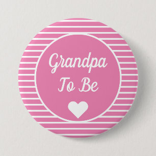 Opa als Babydusche Button