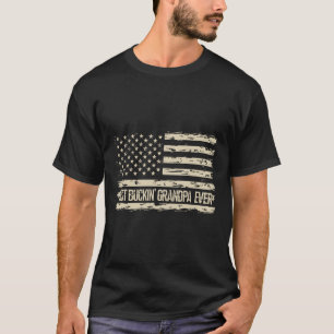 Opa am Besten gegen die Flagge der USA T-Shirt