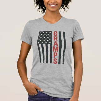 Opa Amerikanische Flagge Vintage Patriotischer Vek T-Shirt