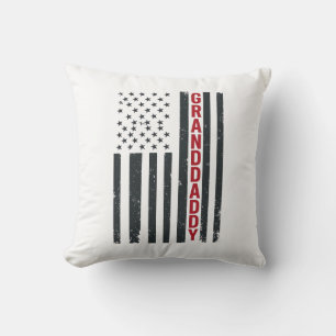 Opa Amerikanische Flagge Vintage Patriotisches Des Kissen