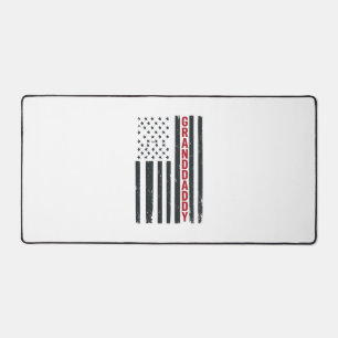 Opa Amerikanische Flagge Vintage Patriotisches Des Schreibtischunterlage