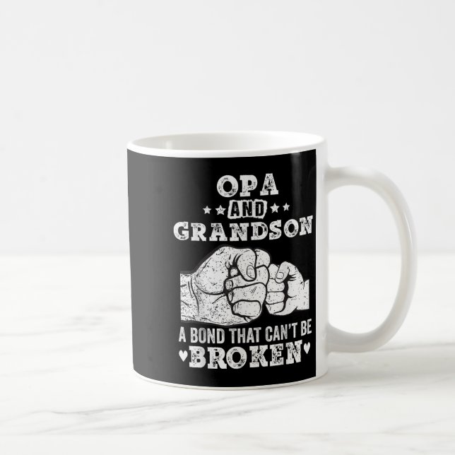 Opa And Grandson A Bond That Cant Be Broken Grandp Kaffeetasse (Rechts)