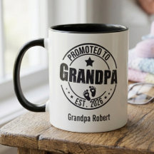 Opa-Ankündigungs-Tasse Geschenk