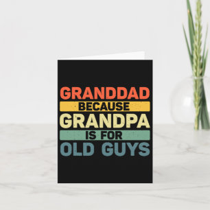 Opa Art von Opa von Opa von Kindervätern Da Karte