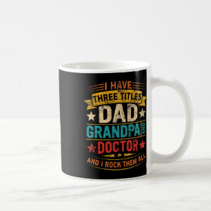 Opa Arzt für Männer Lustiger Arzt Dad Vatertag Kaffeetasse