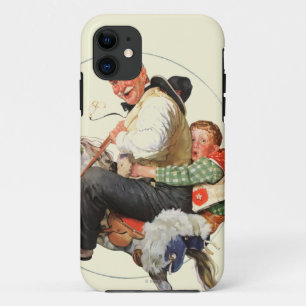 Opa auf Schaukelpferd Case-Mate iPhone Hülle