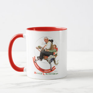 Opa auf Schaukelpferd Tasse