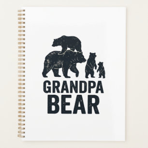 Opa Bär Vintage Gravur Familie Bär Shirt D Planer