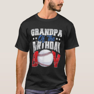 Opa Baseball Geburtstag Junge Familie Baller b Tag T-Shirt
