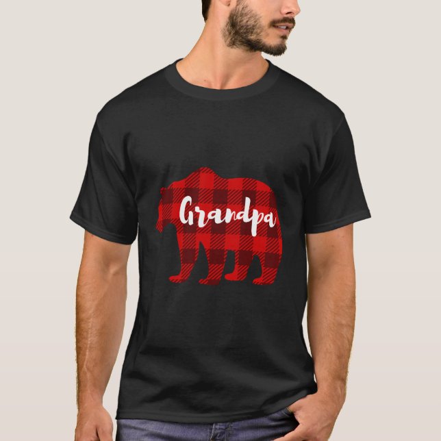 Opa Bear Bear Bekleidung Männer Geschenke Großelte T-Shirt (Vorderseite)