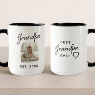 Opa Best Ever Foto Etablierungsdatum Tasse