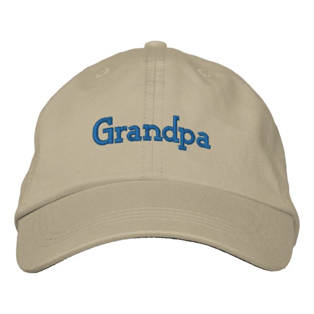 Opa Bestickte Baseballkappe (Vorderseite)