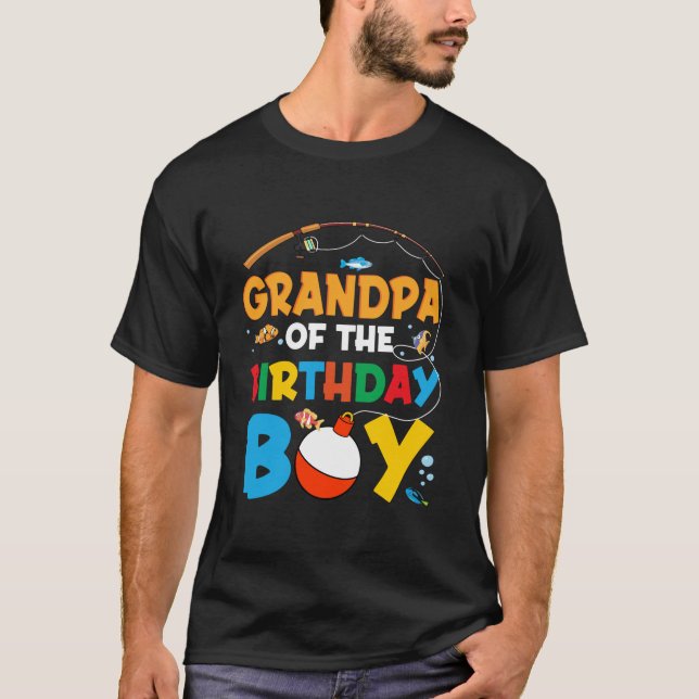 Opa Birthday Boy Ofishally Party De Family T-Shirt (Vorderseite)
