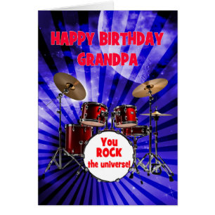 Opa Birthday You Rock Drums