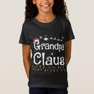 Opa Claus Funny Family Santa Pajamas Weihnachten T-Shirt
