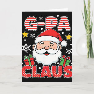 Opa Claus Hemd Gruppen Geschenke passende Familie Karte