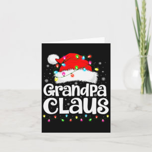 Opa Claus passende Familie Weihnachten lustiges Xm Karte