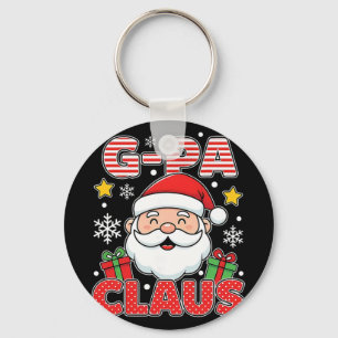 Opa-Claus-Shirt-Gruppen-Geschenke passende Familie Schlüsselanhänger