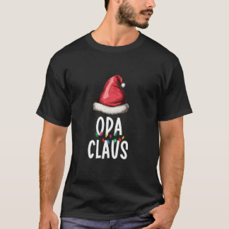 Opa Claus Weihnachts Weihnachtssterns Familie pass T-Shirt