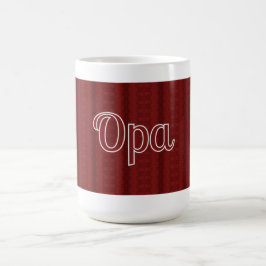 Opa Deep Red Tasse