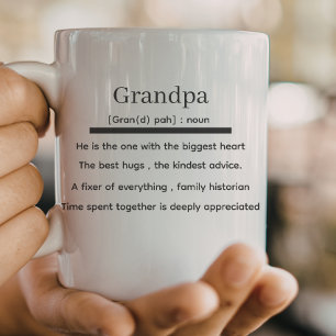 Opa Definition, Opa Vatertag Kaffeetasse