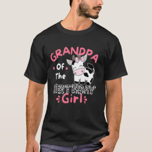 Opa der Geburtstags-Bauernhof-Kuh-Familie passend T-Shirt
