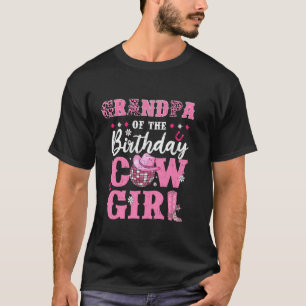 Opa der Geburtstags-Cow-Girl-Rodeo-Cowgirl T-Shirt
