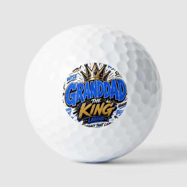Opa der König  Golfball (Vorderseite)