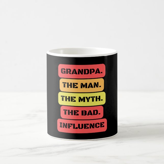 Opa der Mann, der Mythos der schlechte Einfluss Kaffeetasse (Mittel)