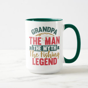 Opa - Der Mann, Der Mythos, Die Fischlegende Tasse
