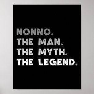 Opa Der Mann Der Mythos Die Legende Cool Opa  Poster