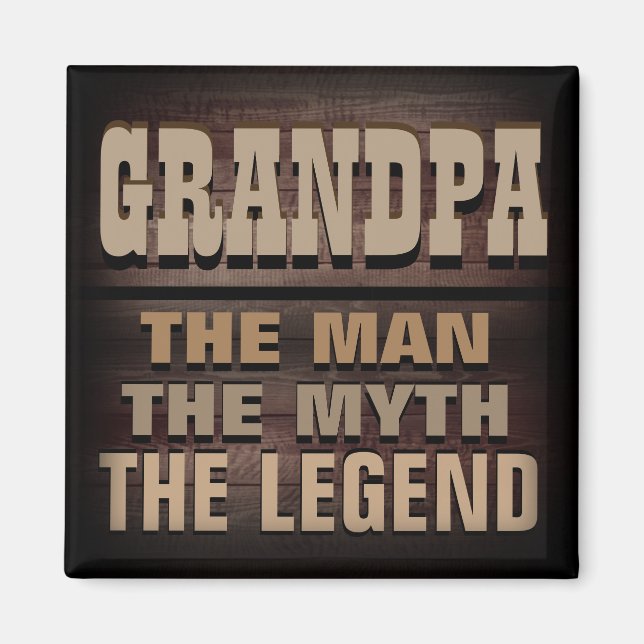 Opa, der Mann, der Mythos, die Legende Magnet (Vorne)